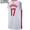 Dres Houston Rockets Dennis Schroder 17 Nike 2022-23 Association Edition Bijela Swingman - Dječji
